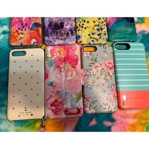 iPhone 7+ cases, many never even used!